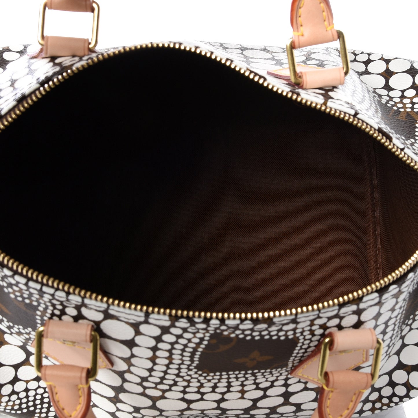 Monogram Kusama Town Speedy 30 White