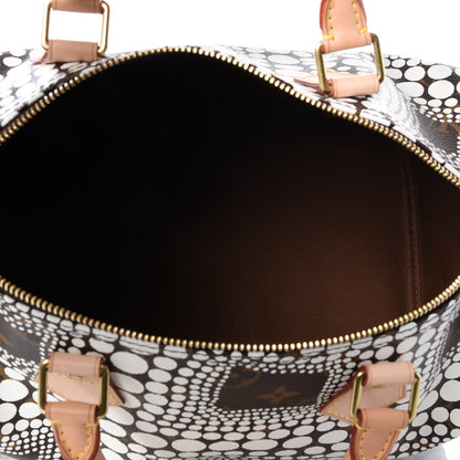 Louis Vuitton Monogram Kusama Town Speedy 30 White 4 of 11