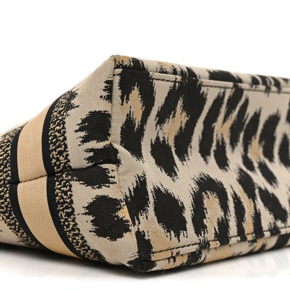 Christian Dior Canvas Mizza Embroidered Leopard DiorTravel Nomad Pouch Beige 9 of 10