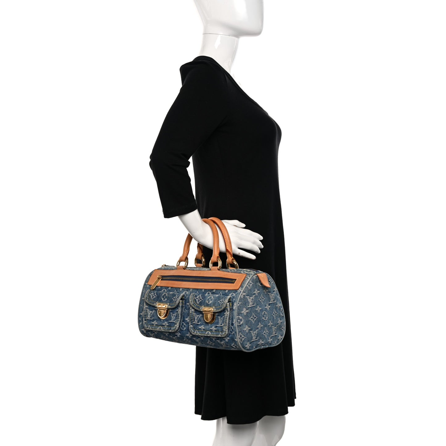 Monogram Denim Neo Speedy Blue