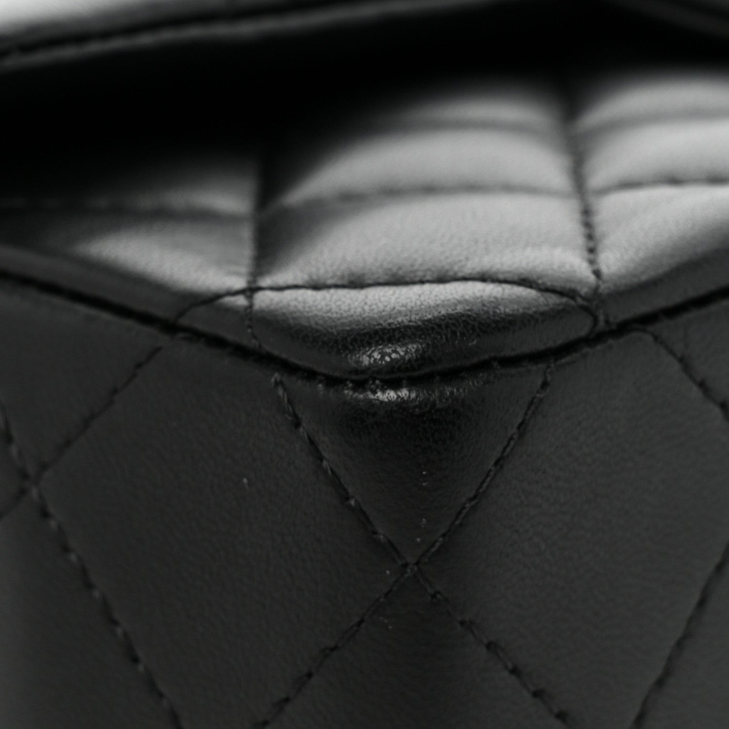 Chanel Lambskin Quilted Mini Rectangular Flap Black 15 of 19