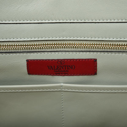Valentino Garavani Vitello Medium Rockstud Tote Green Tea Sorbet 7 of 8