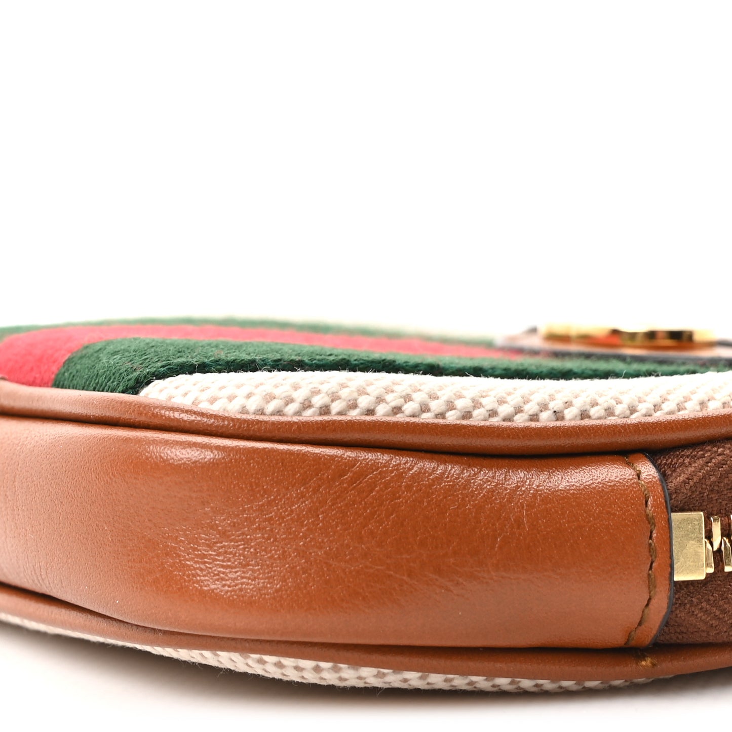 Vintage Canvas Calfskin Web Belted iPhone Case 90 36 Sand Cuir