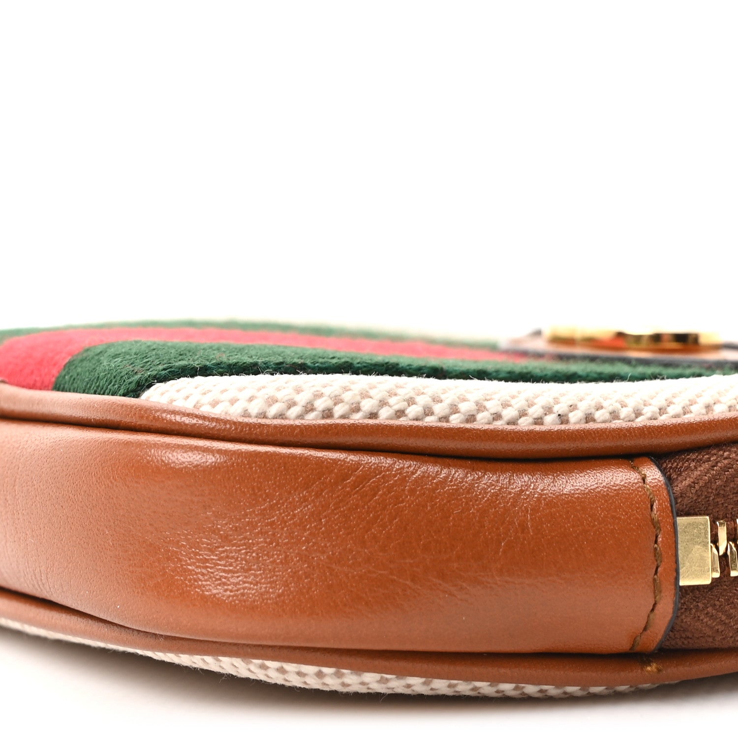 Gucci Vintage Canvas Calfskin Web Belted iPhone Case 90 36 Sand Cuir 10 of 10