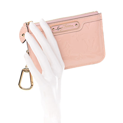 Louis Vuitton Vernis Key Pouch Rose Ballerine 2 of 8