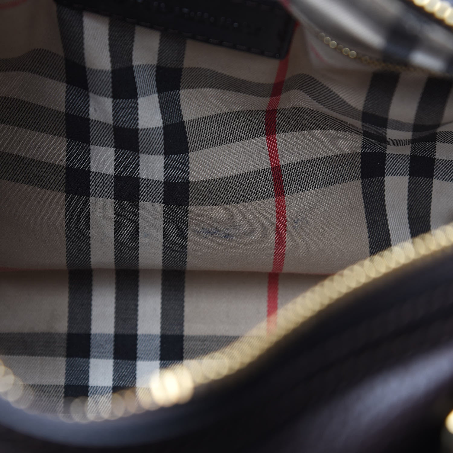 Burberry Grainy Calfskin Medium Alchester Bowling Bag Dark Chocolate 16 of 16