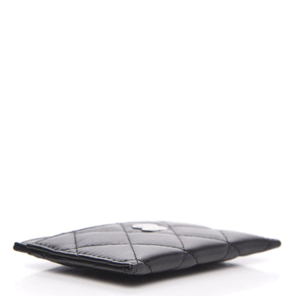 Chanel Lambskin Quilted Card Holder Black 4 of 9