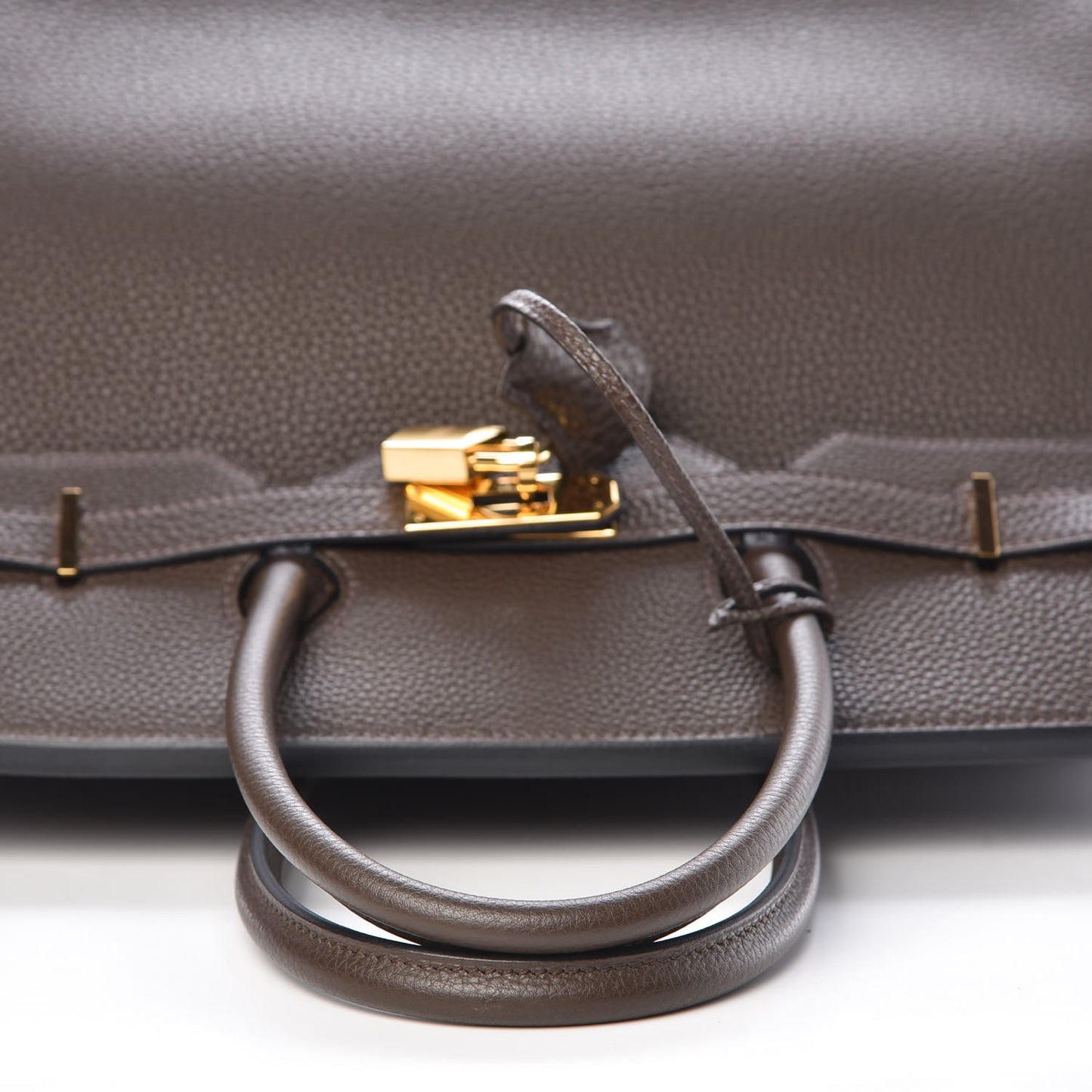 Togo Horseshoe Birkin 35 Chocolate Etoupe