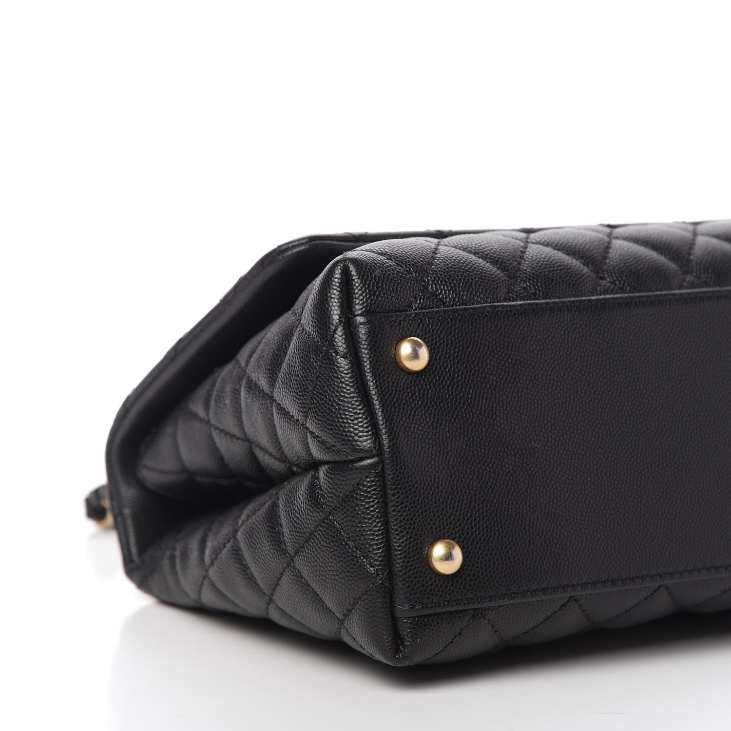 Chanel Caviar Lizard Embossed Quilted Small Coco Handle Flap 6 of 10