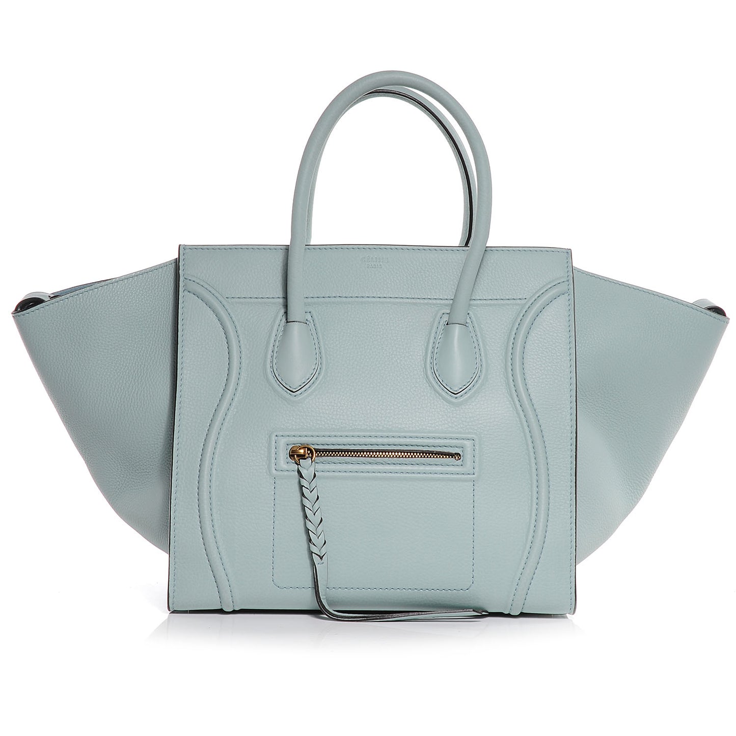 Calfskin Small Phantom Luggage Glacier