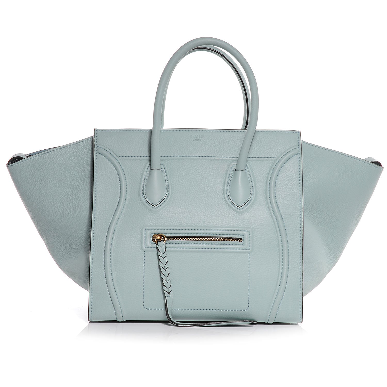 Celine Calfskin Small Phantom Luggage Glacier 1 of 7