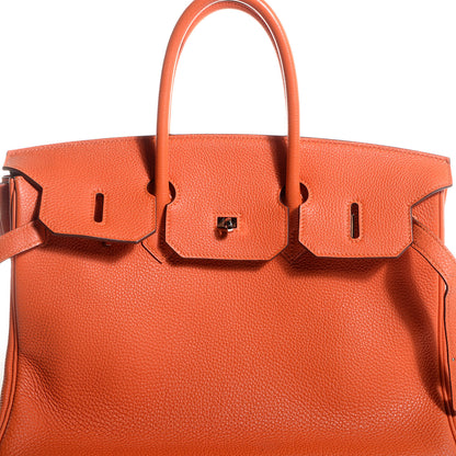 Hermes Togo Birkin 35 Orange 7 of 24