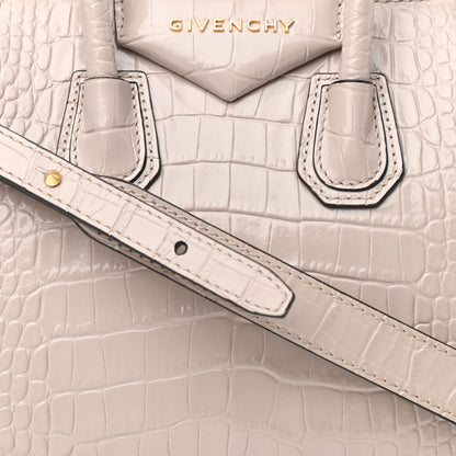 Givenchy Calfskin Crocodile Embossed Mini Antigona Dune 8 of 10