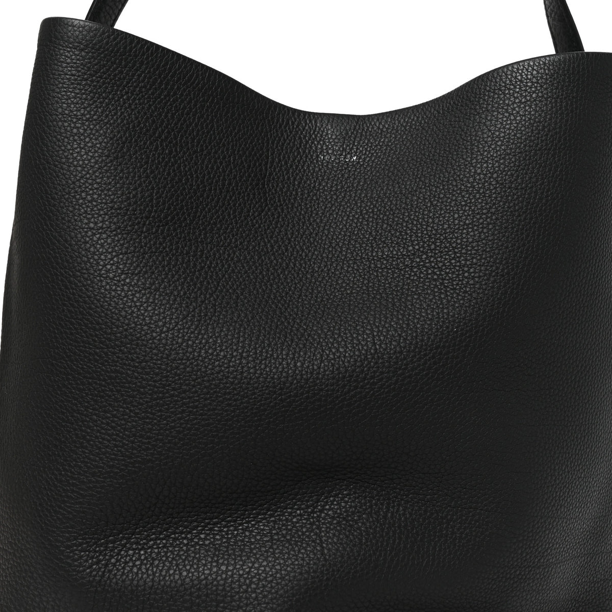 Grained Calfskin Large N/S Park Tote Black