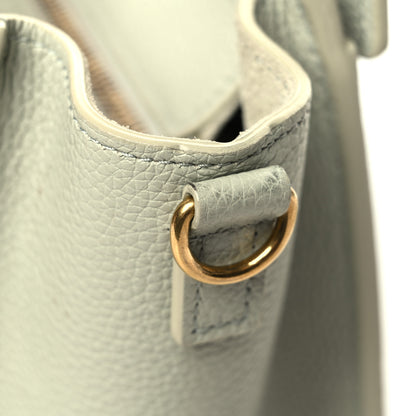 Celine Drummed Calfskin Nano Luggage Vert D'eau 18 of 18