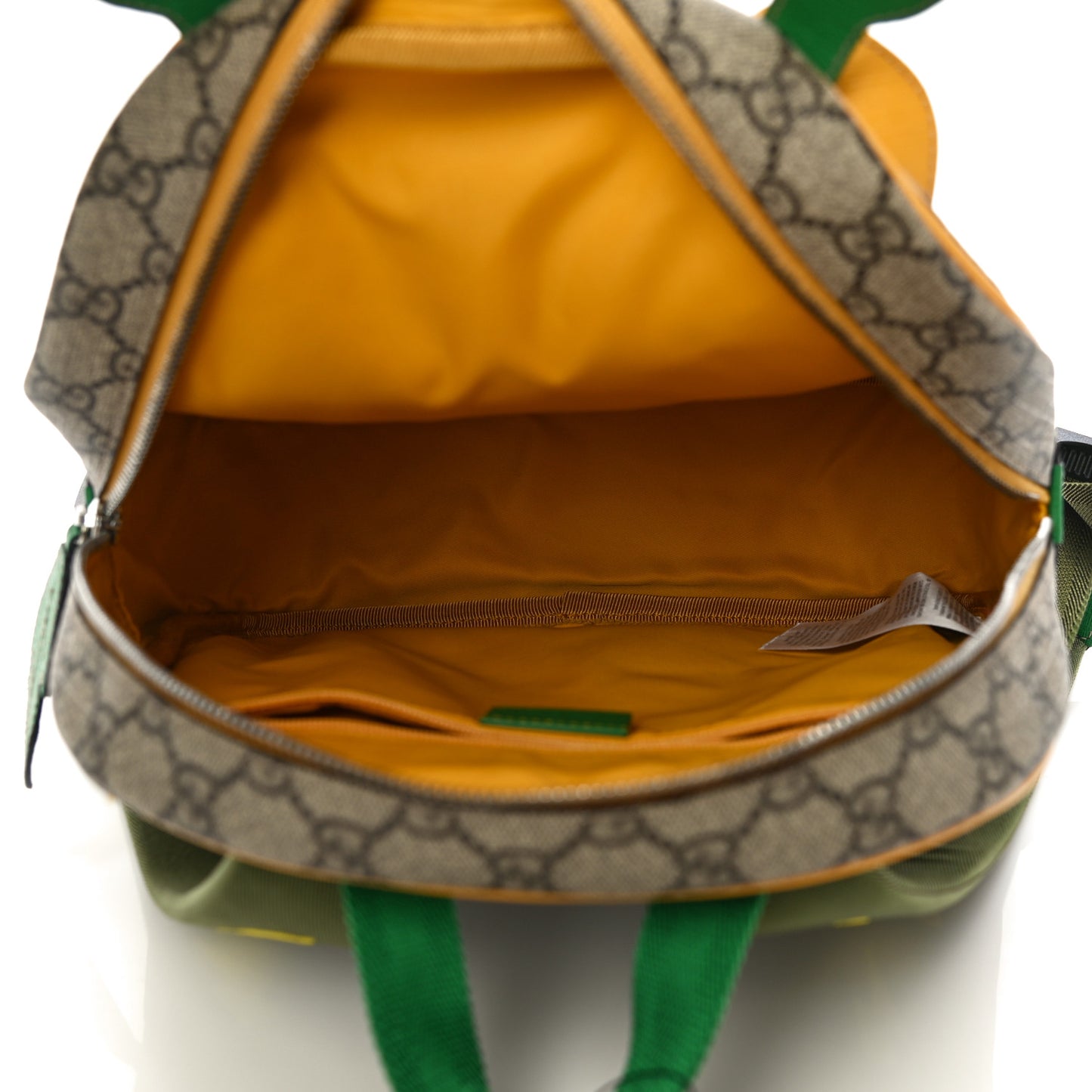 GG Supreme Monogram Kids Giraffe Backpack Ebony Multicolor