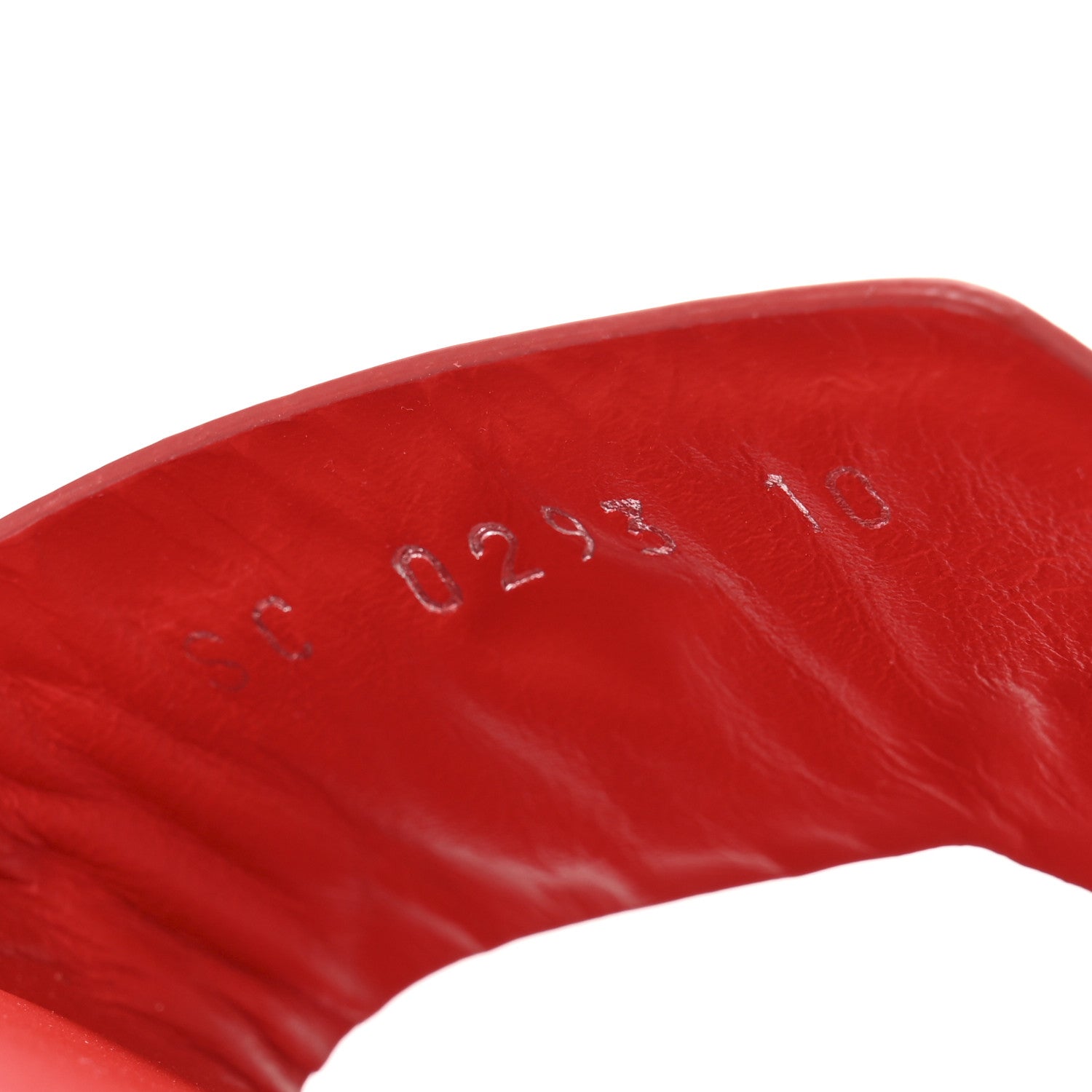 Louis Vuitton Empreinte Mens LV Oasis Mule Sandals 10 Red 9 of 9