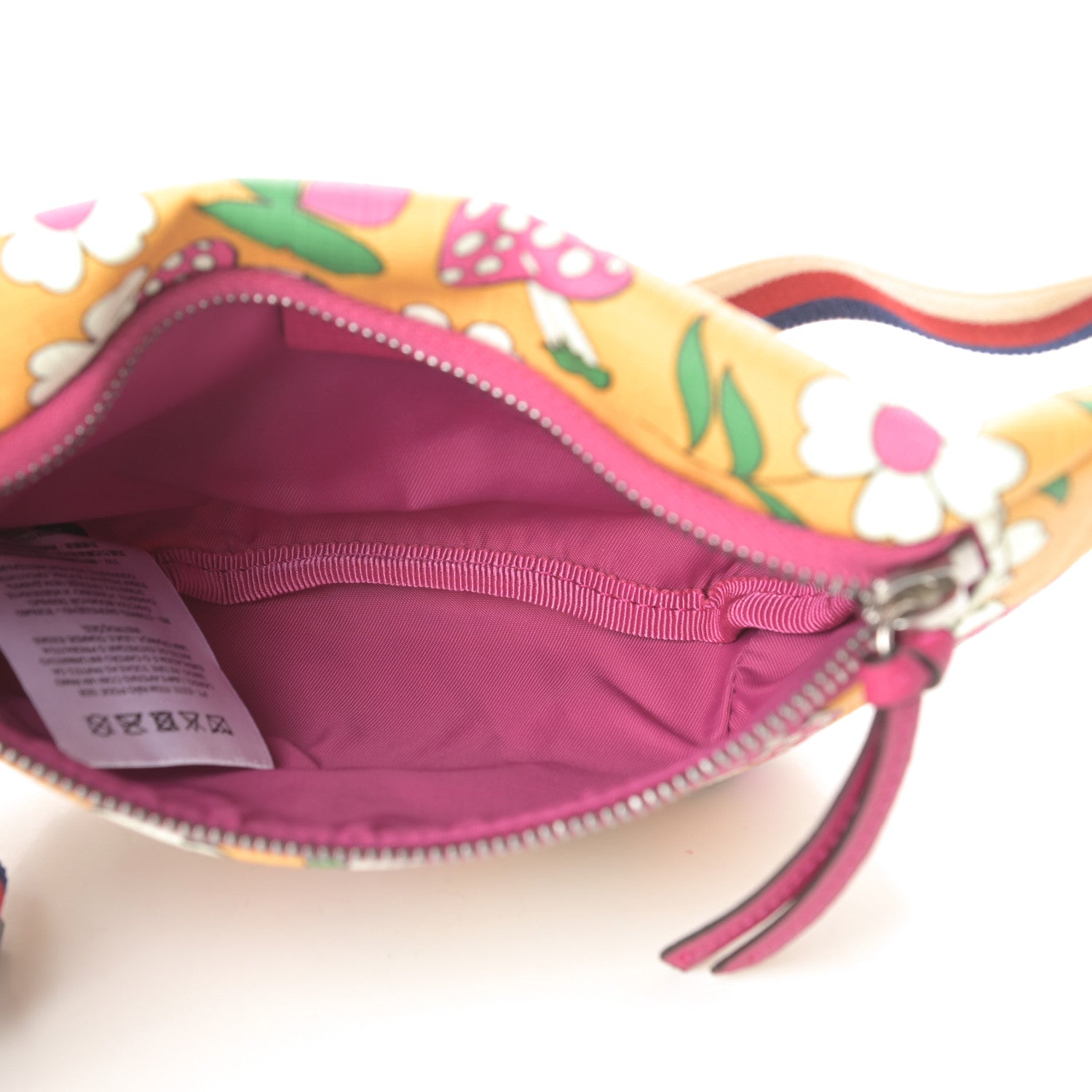 Gucci Supreme Childrens Mushroom Print Belt Bag Yellow 5 of 10