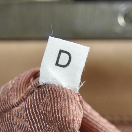 Tessuto Patch Catena Shoulder Bag Rosa