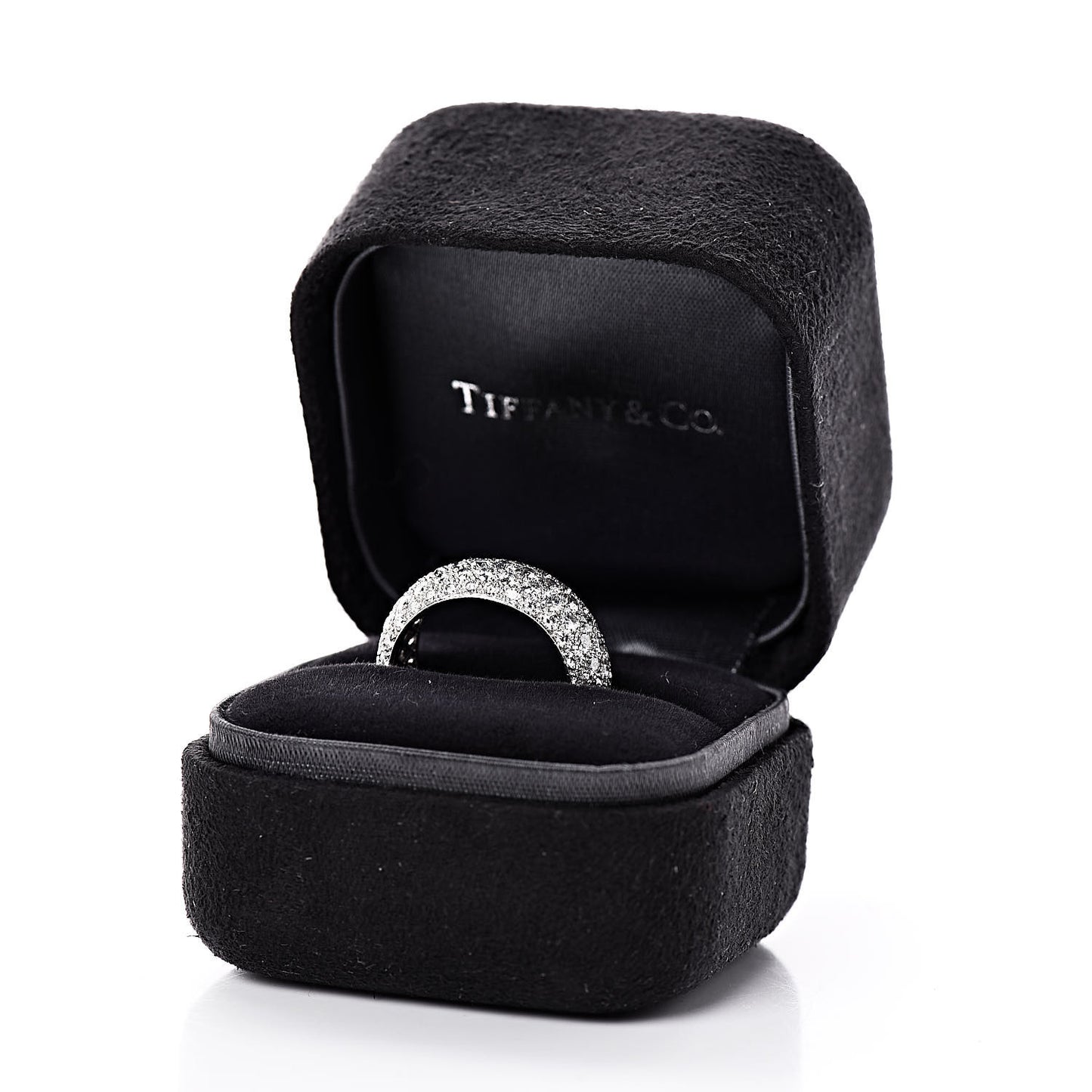Platinum Diamond Five Row Etoile Band Ring 52 6