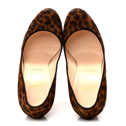 Christian Louboutin Calf Hair Leopard Print Mini Chad Bibi 140 Pumps 38 2 of 10