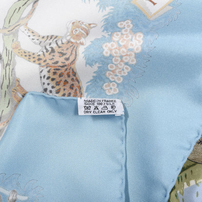 Hermes Silk La Treve De L'eau Scarf 90 6 of 6