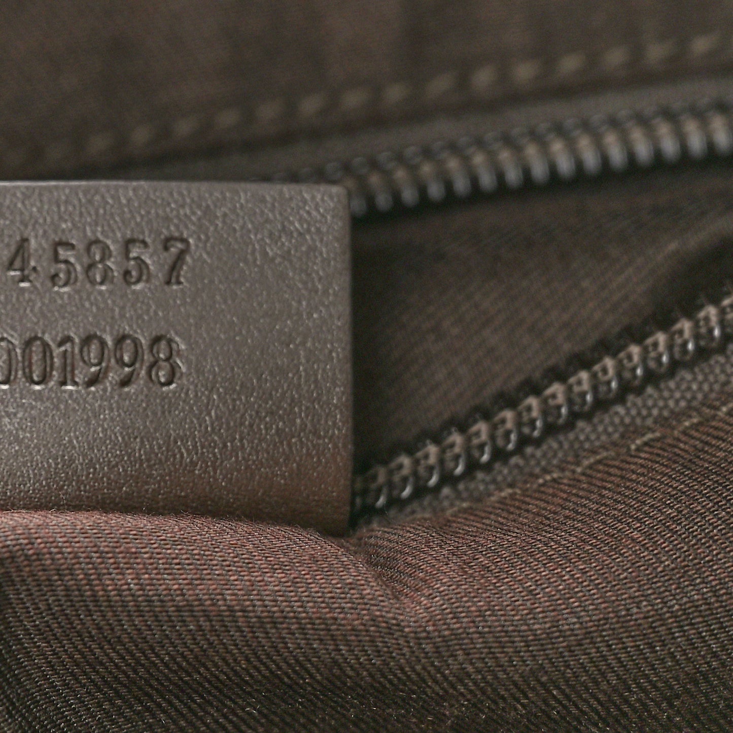 Monogram Calfskin Perforated Medium Flat Messenger Bag Dark Brown