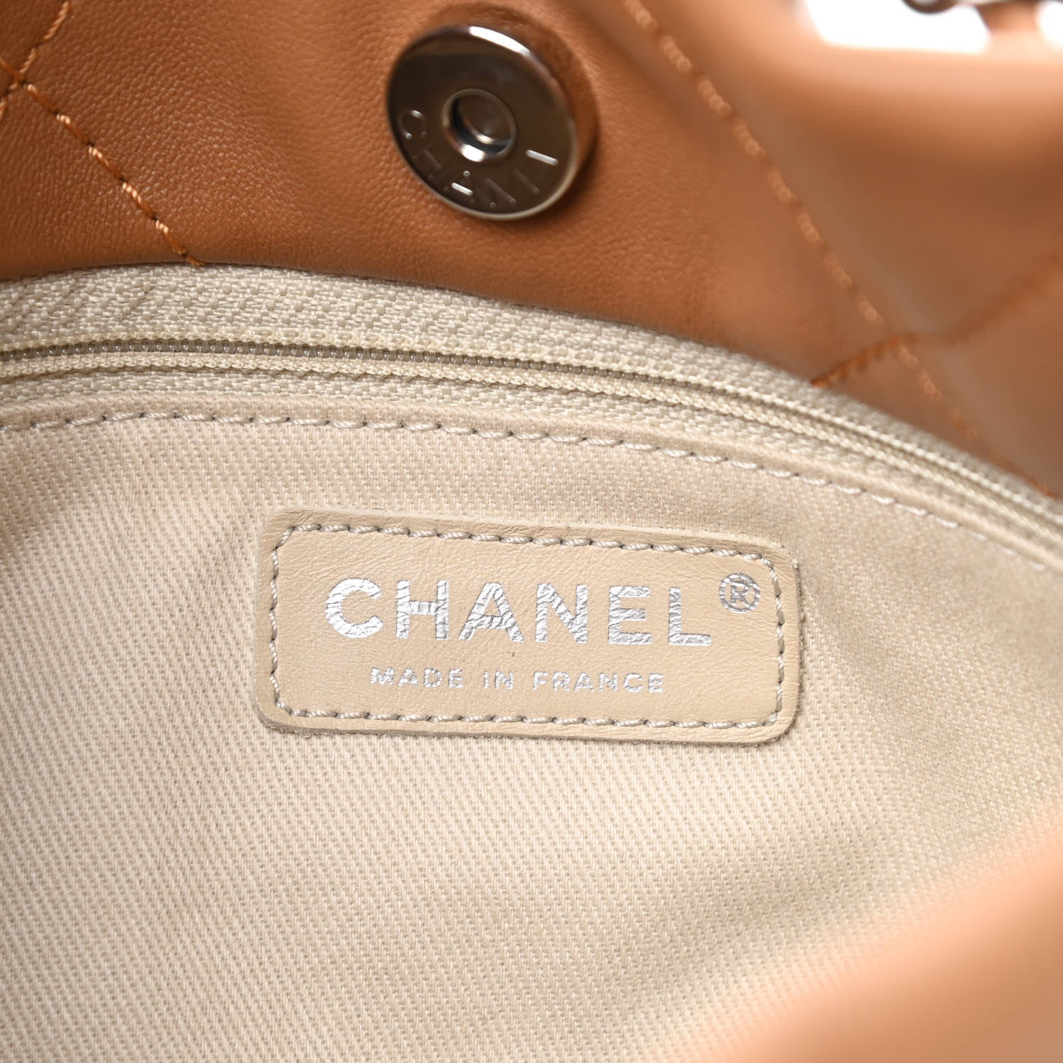 Chanel Lambskin Small Soft Touch Shoulder Bag Camel 6 of 11