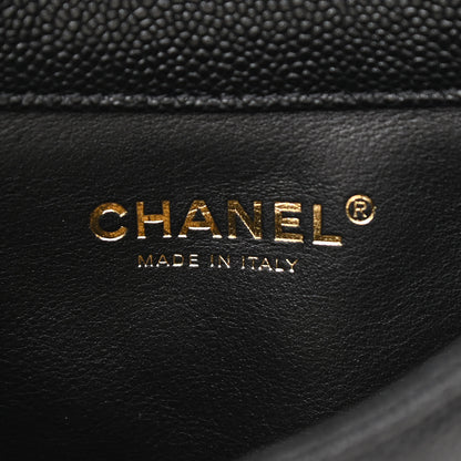 Chanel Shiny Caviar Pick Me Up Flap Belt Bag Black 7 of 12