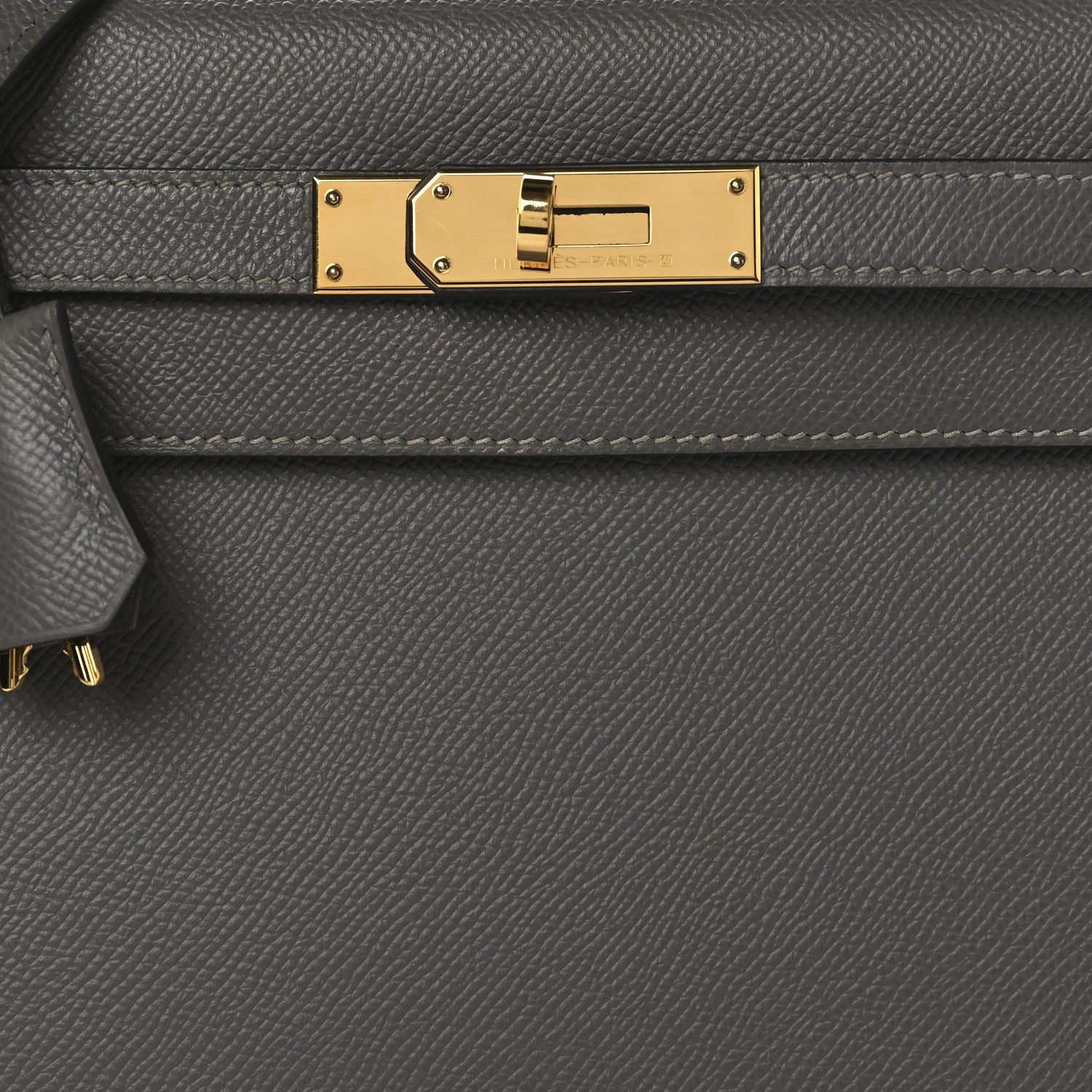Hermes Epsom Kelly Sellier 28 Etain 8 of 12