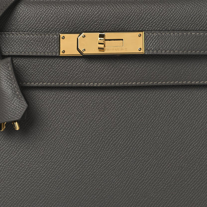 Hermes Epsom Kelly Sellier 28 Etain 8 of 12