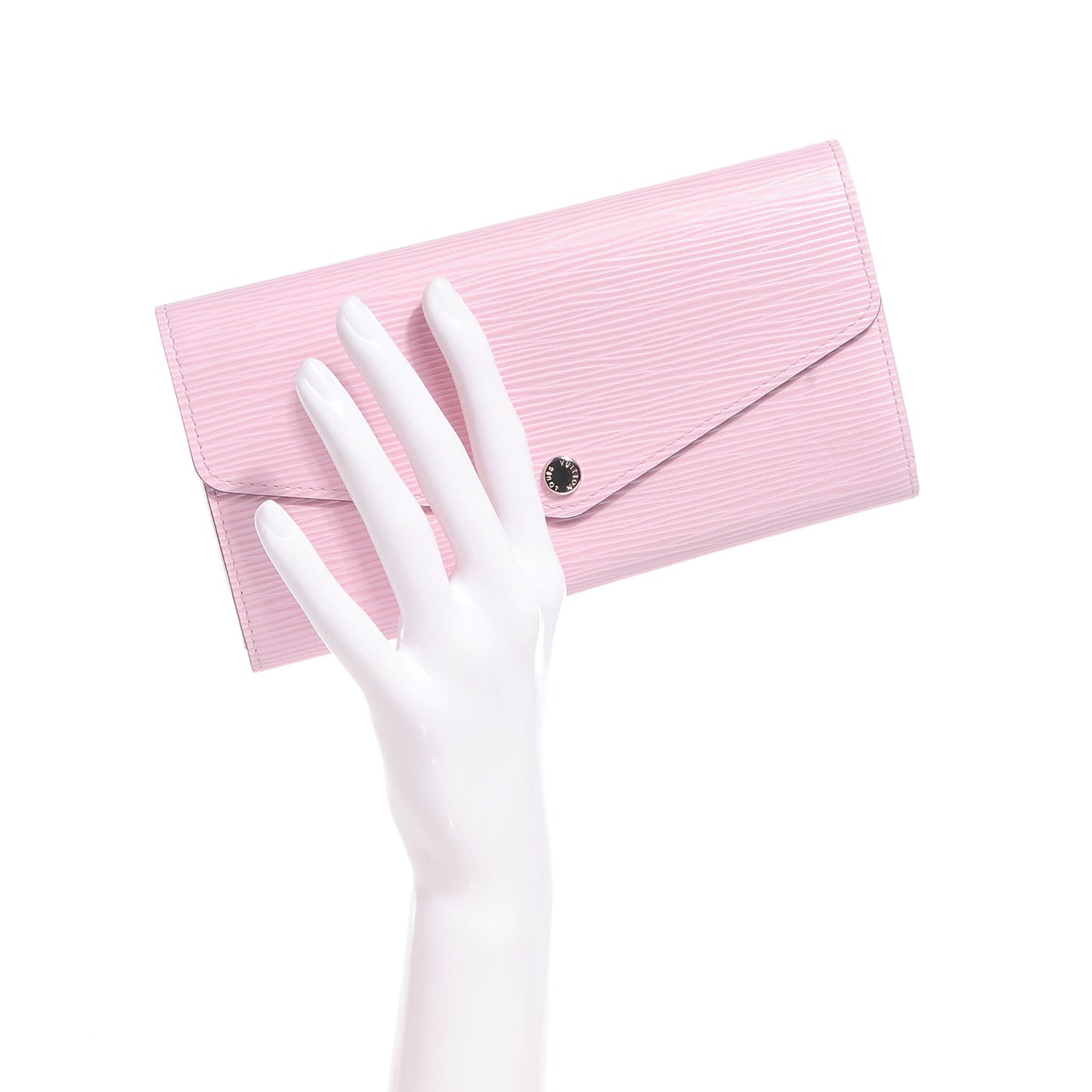 Epi Sarah Wallet NM Rose Clair