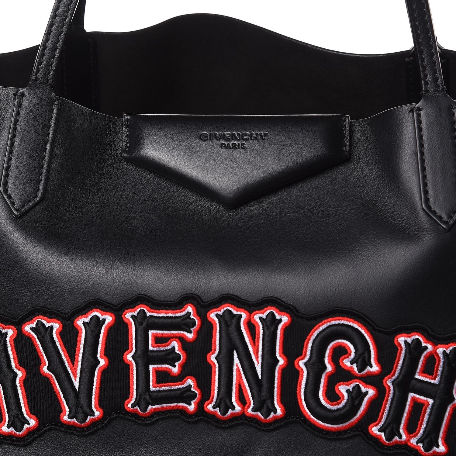 Givenchy Calfskin Gothic Large Antigona Tote Black 8 of 11