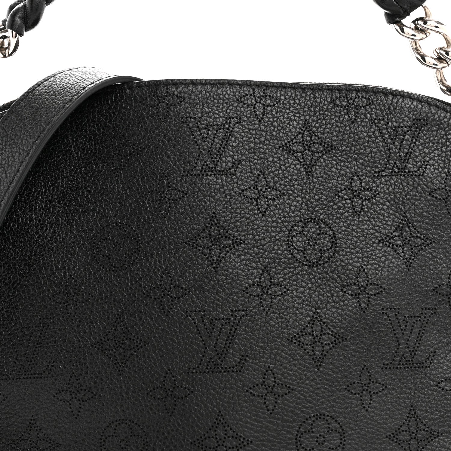 Louis Vuitton Mahina Babylone Chain BB Black 8 of 12