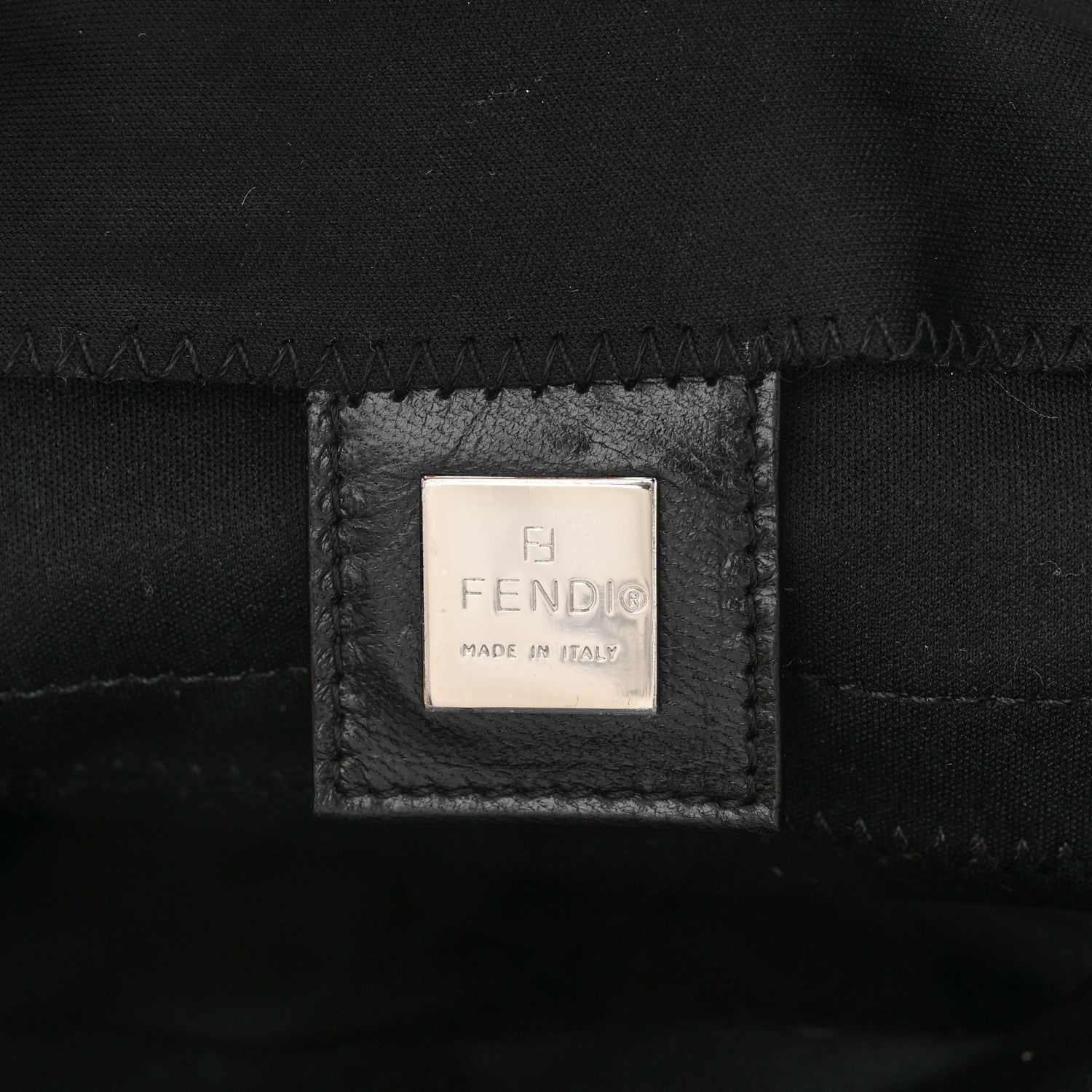 Fendi Nylon Mama Baguette Black 6 of 8