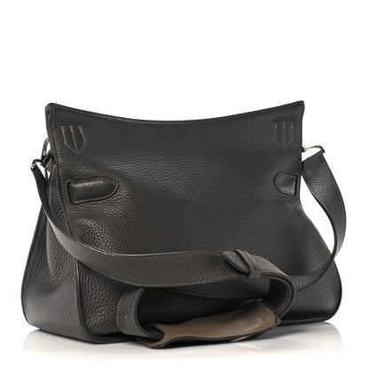 Hermes Taurillon Clemence Bicolor Jypsiere 34 Ardoise Gris Tourterelle 3 of 20