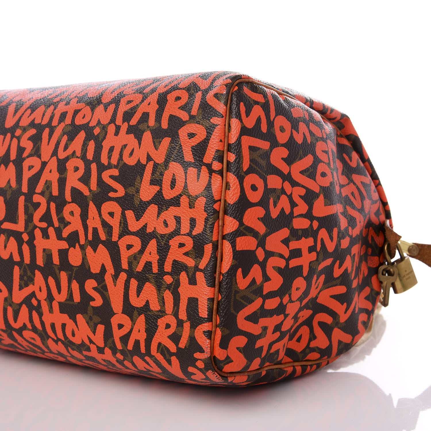 Louis Vuitton Monogram Graffiti Speedy 30 Orange 6 of 8