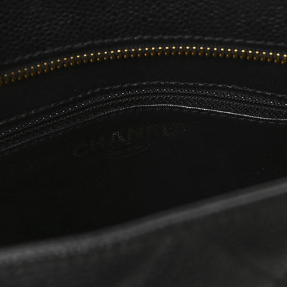 Chanel Caviar Quilted Medallion Tote Black 6 of 10