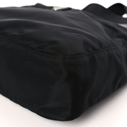 Prada Tessuto Nylon Messenger Bag Black 9 of 9