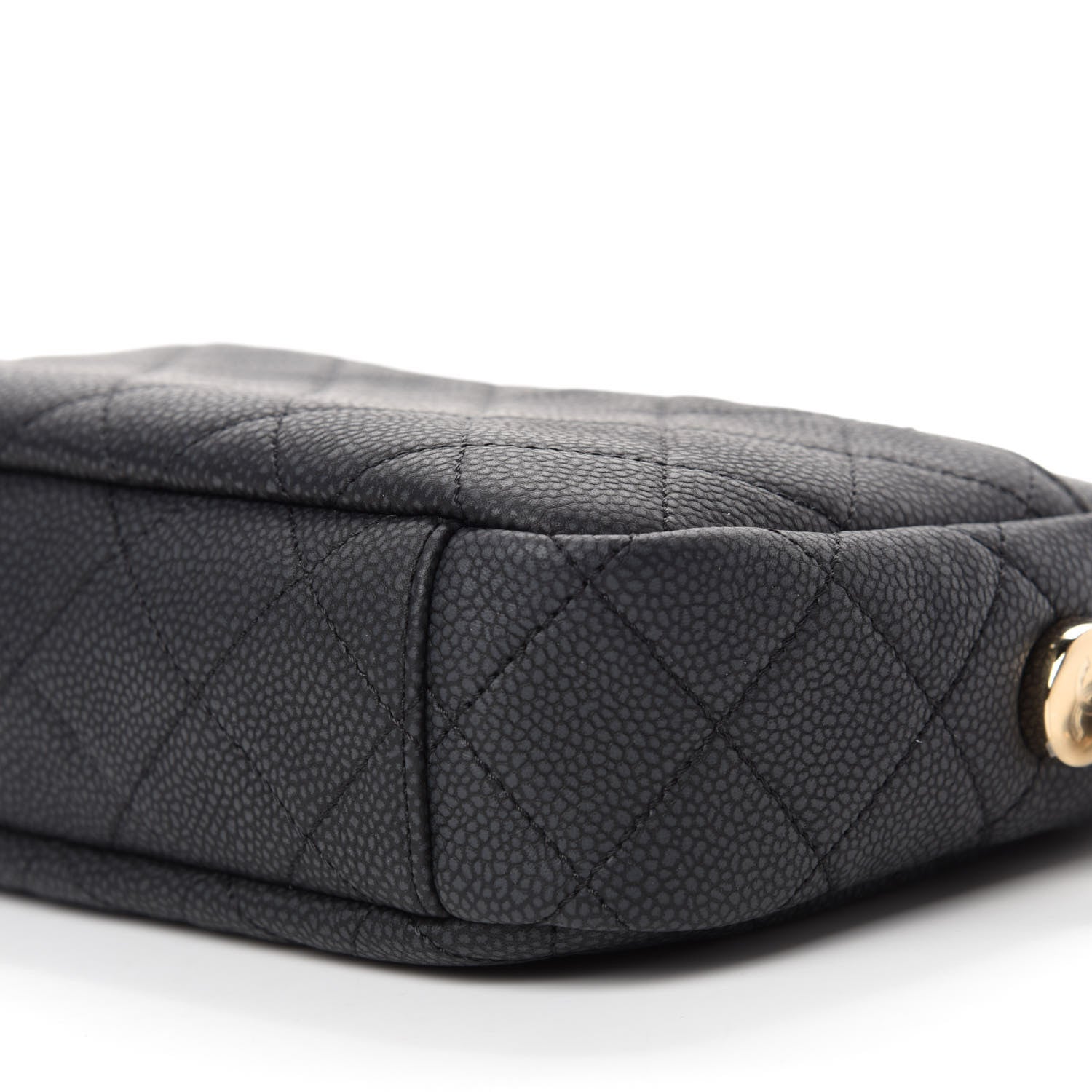 Chanel Iridescent Caviar Quilted Small Coco Tassel Camera Case Black 7 of 10