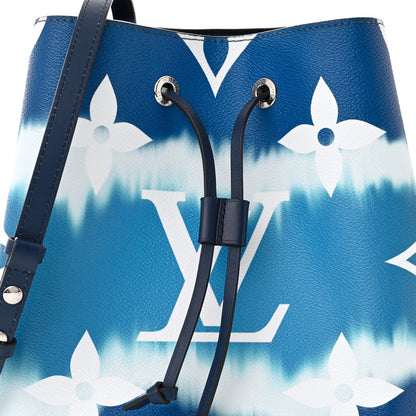 Louis Vuitton Monogram Escale Neonoe MM Blue 8 of 10