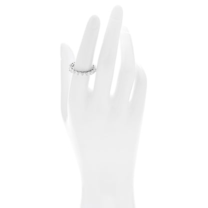 Tiffany Platinum Diamond 3.7mm Embrace Eternity Band Ring 53 6.5 2 of 5