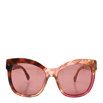 Chanel Acetate Square CC Sunglasses 71347A Tortoise Pink 2 of 7
