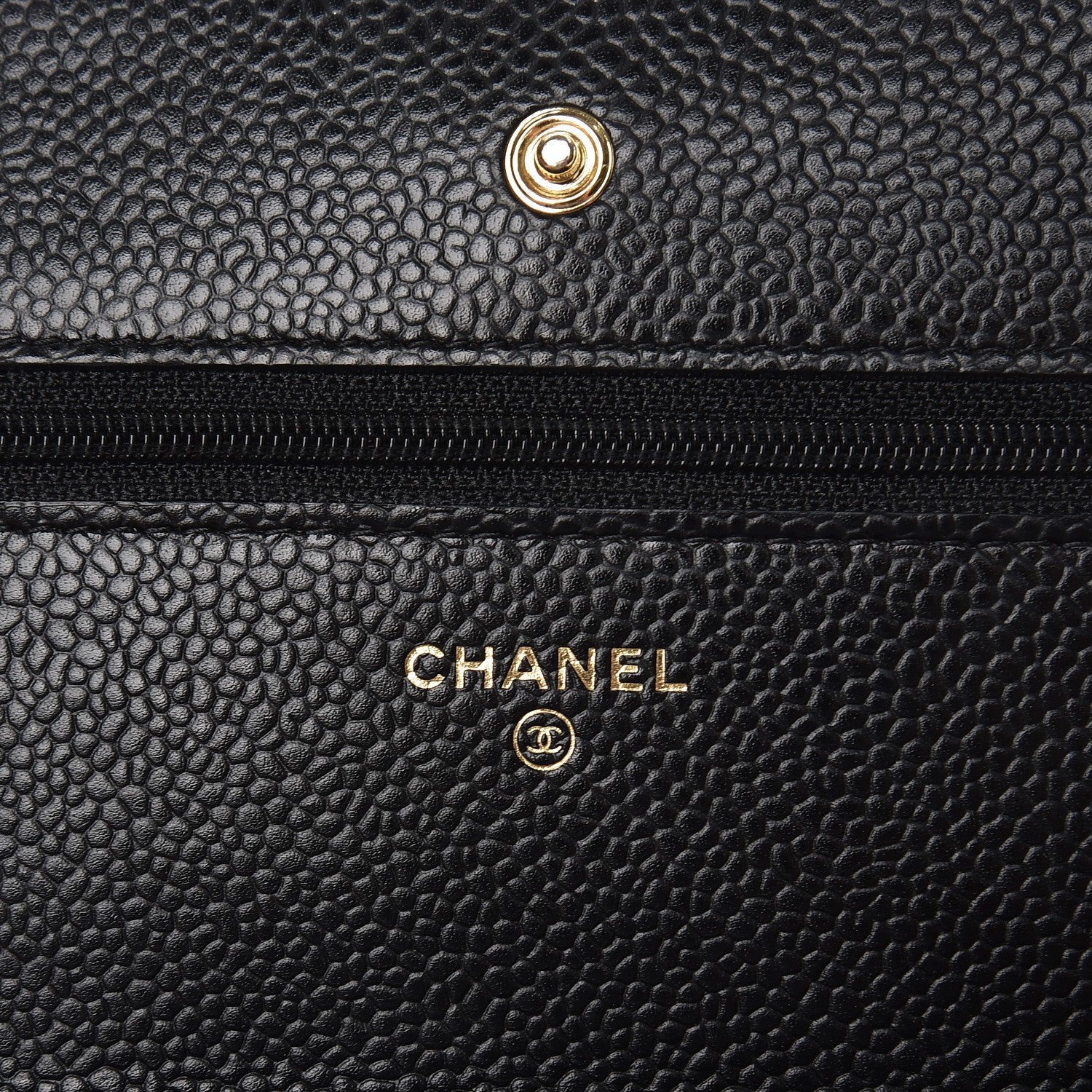 Chanel Caviar Quilted Wallet On Chain WOC Black 6 of 9