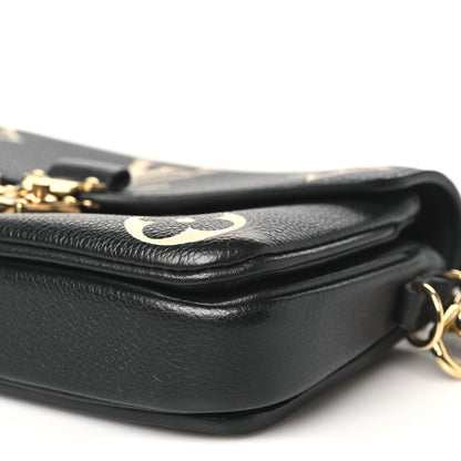 Louis Vuitton Empreinte Monogram Giant Pochette Metis East West Black Beige 9 of 9