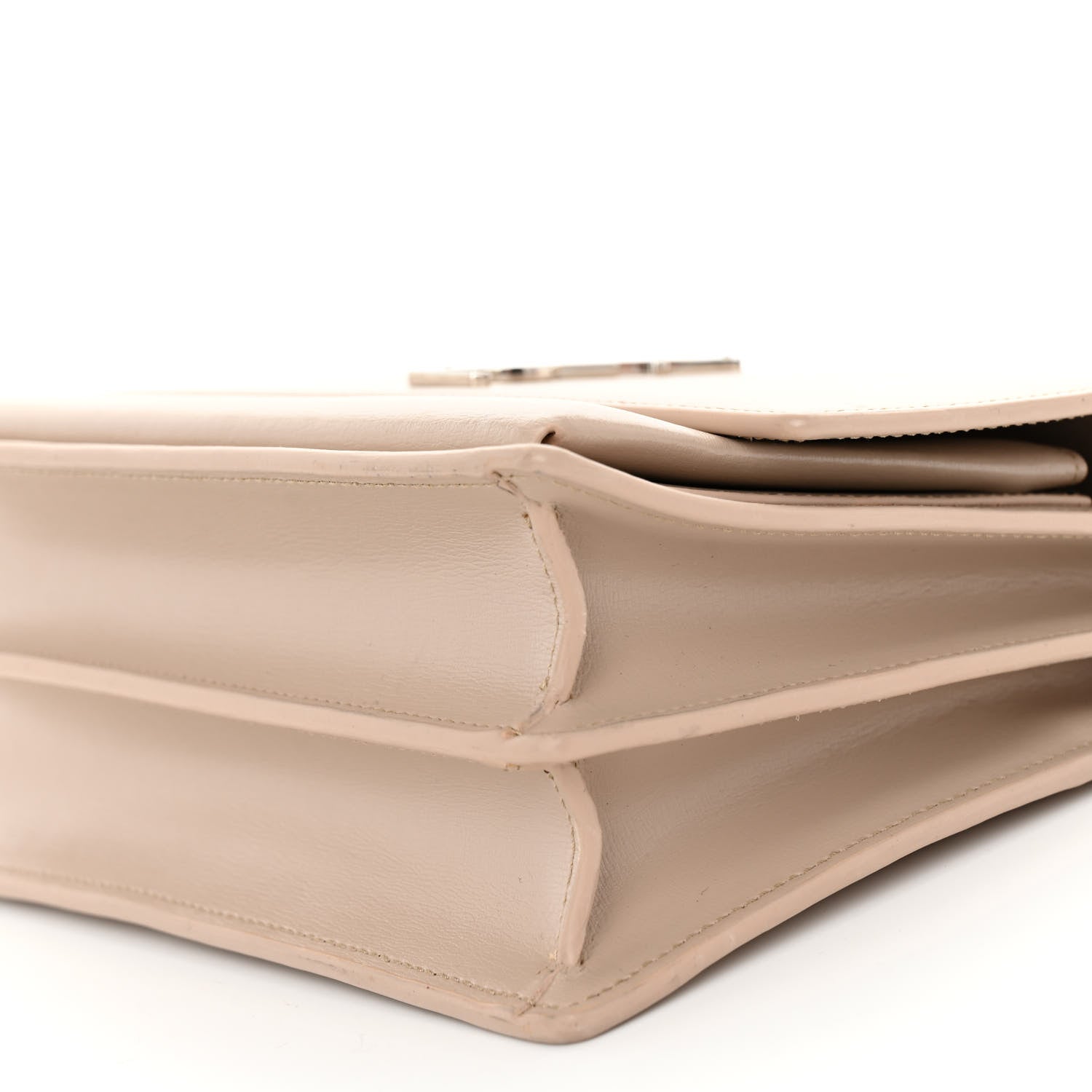 Saint Laurent Calfskin Medium Monogram Sunset Marble Pink 9 of 14