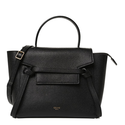 Celine Grained Calfskin Nano Belt Bag Black 1 of 13