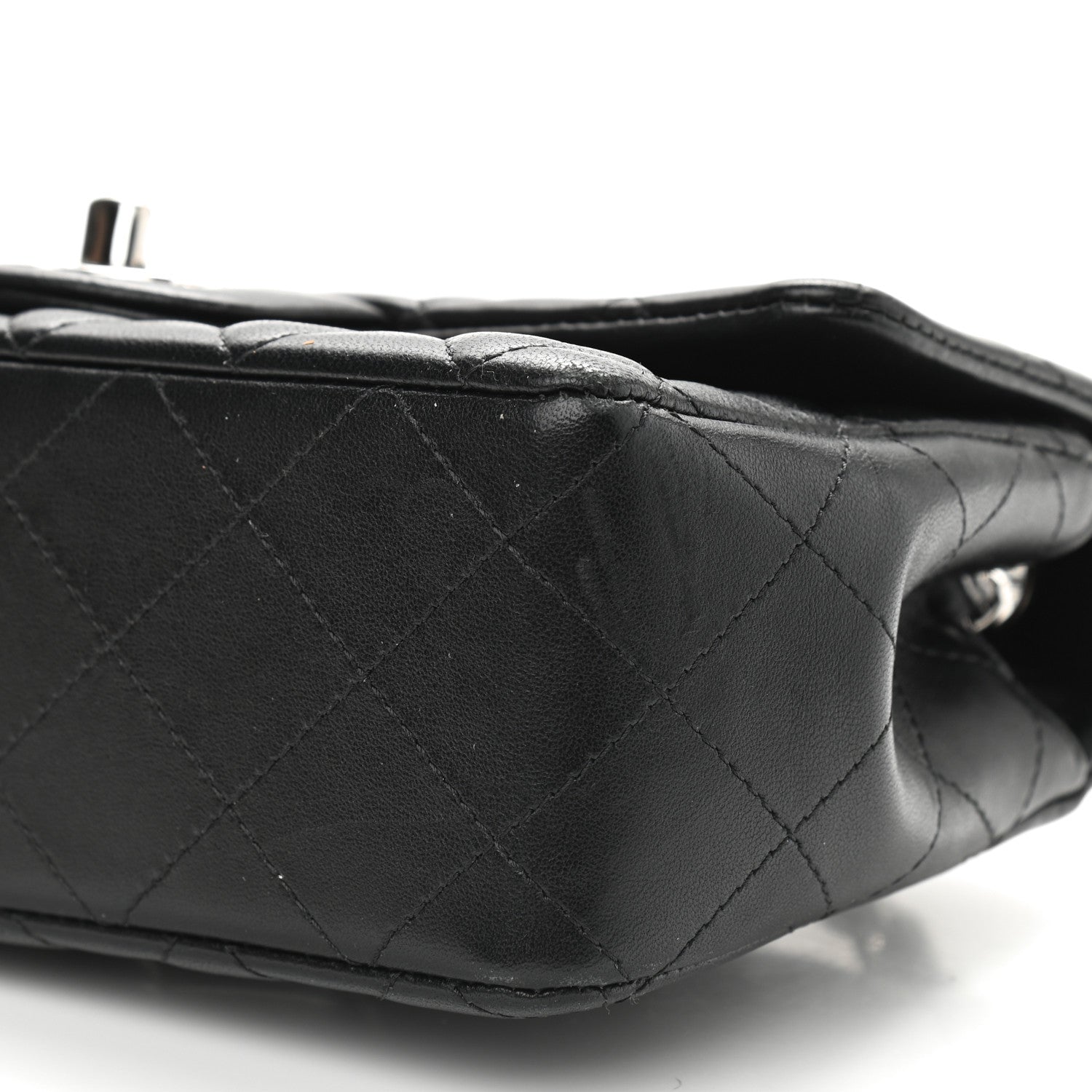 Chanel Lambskin Quilted Mini Rectangular Flap Black 11 of 11