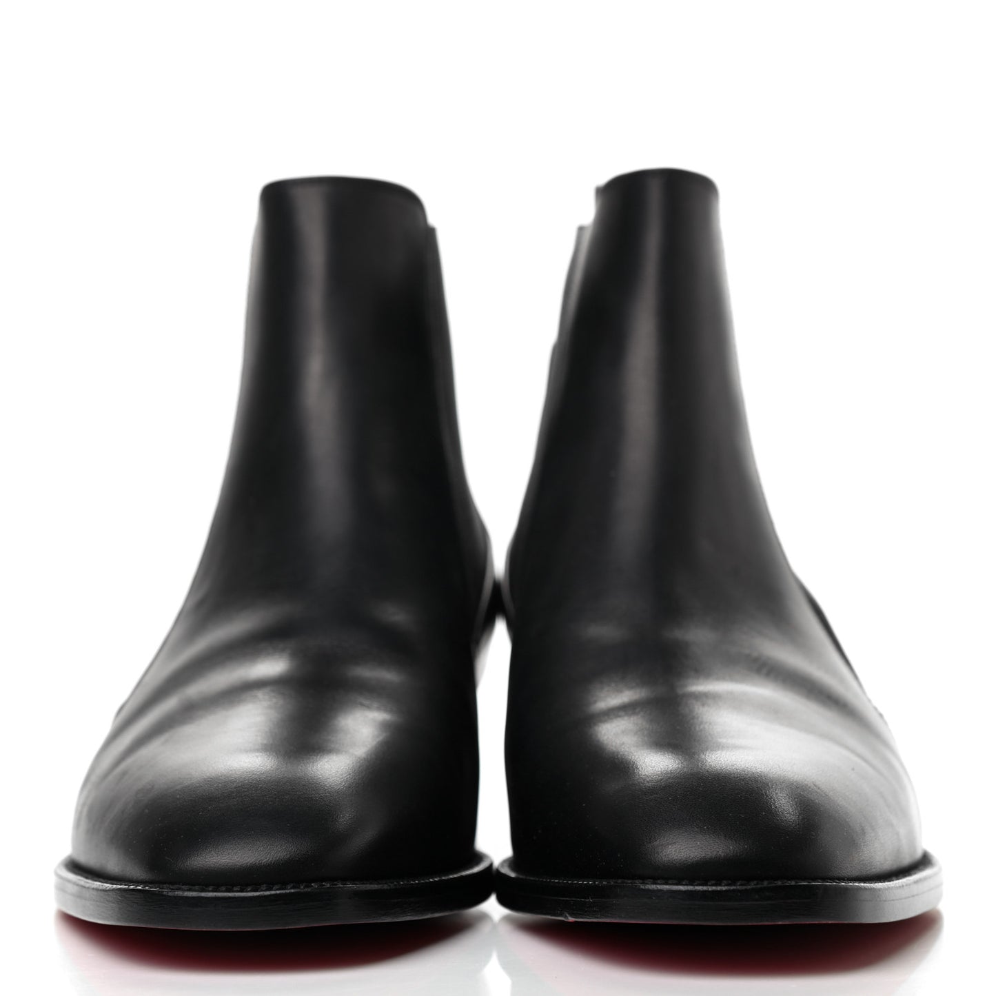Calfskin Ingrassato Womens Marmada Flat Chelsea Boots 40.5 Black