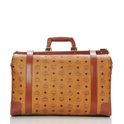 MCM Visetos Top Handle Luggage Cognac 4 of 24